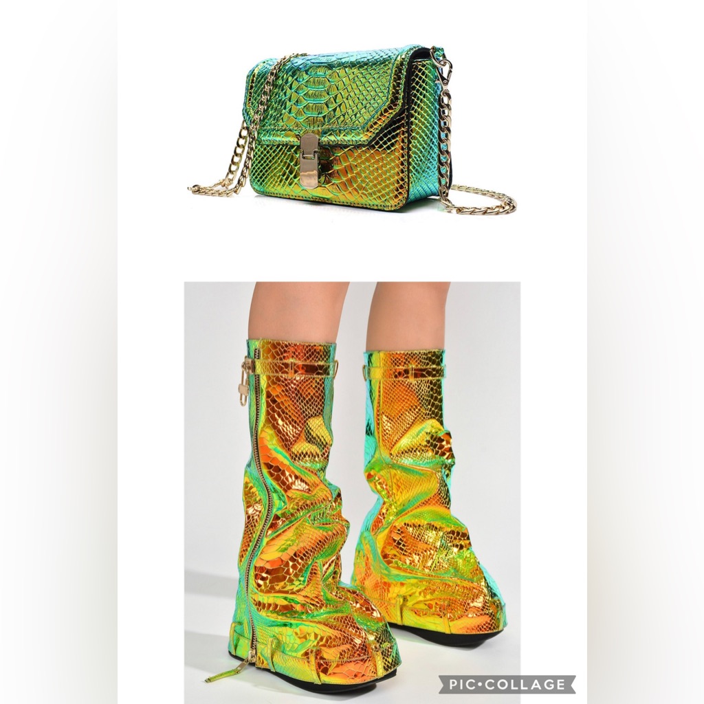 Iridescent Boot Set